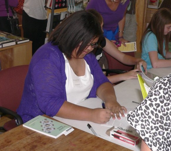 Grannie Annie author signing at the book signing, Left Bank Books, St. Louis