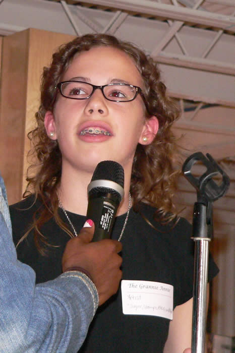 Grannie Annie artist interiewed at book signing